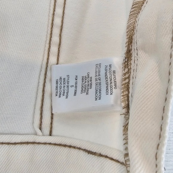 GB Gianni Bini S Small Strapless Denim Midi Jean Dress Off-White Slit NWT L797 - Picture 10 of 10